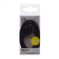 2GO 795201 cable USB 1 m USB B Micro-USB B Negro