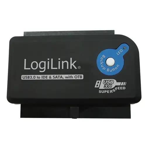 LogiLink AU0028A cambiador de género para cable USB 3.0 IDE / SATA Negro