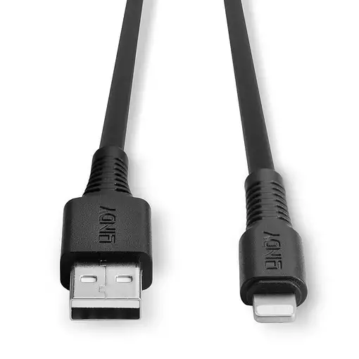 Lindy 31322 cable de conector Lightning 3 m Negro