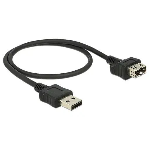 DeLOCK 0.5m 2xUSB2.0-A cable USB USB 2.0 0,5 m USB A Negro
