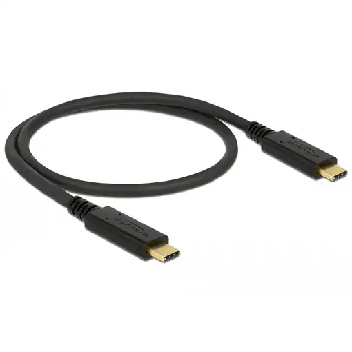 DeLOCK 83042 cable USB USB 3.2 Gen 2 (3.1 Gen 2) 0,5 m USB C Negro