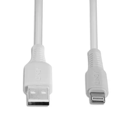 Lindy 31327 cable de conector Lightning 2 m Blanco