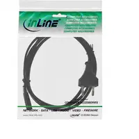 InLine 4043718079476 Negro 1,5 m C7 acoplador CEE7/16