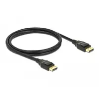 DeLOCK Cable DisplayPort 1.2 male > DisplayPort male 4K 1 m Negro