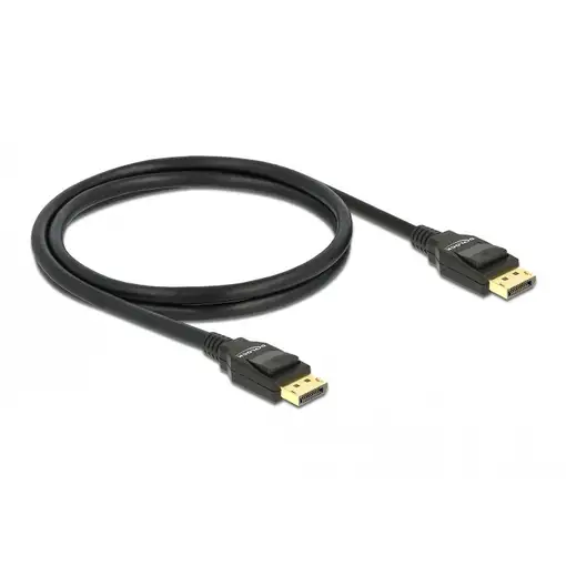 DeLOCK Cable DisplayPort 1.2 male > DisplayPort male 4K 1 m Negro