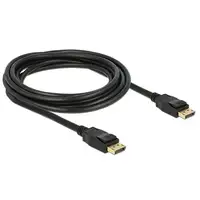 DeLOCK 3m Displayport 1.2a Negro