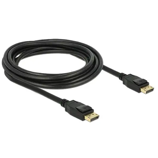 DeLOCK 3m Displayport 1.2a Negro