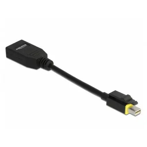 DeLOCK 65978 adaptador de cable de vídeo 0,15 m Mini DisplayPort DisplayPort Negro