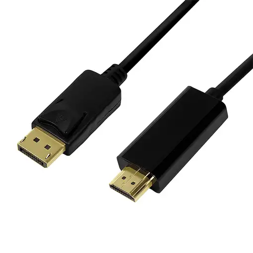 LogiLink CV0129 adaptador de cable de vídeo 5 m DisplayPort HDMI tipo A (Estándar)
