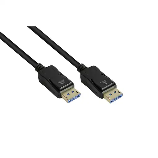 Alcasa DP20-020 cable DisplayPort 2 m Negro