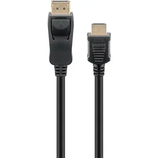 Goobay 64836 adaptador de cable de vídeo 2 m DisplayPort HDMI tipo A (Estándar) Ne