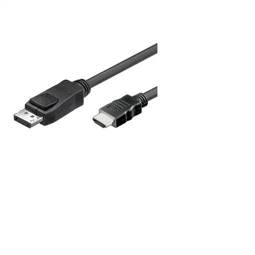 Alcasa HDMI 5m DisplayPort Negro