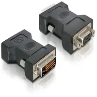 DeLOCK VGA 15pin F > DVI 24+5 M DVI-I 15pin VGA Negro