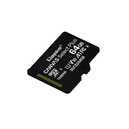 Kingston Technology Paquete de una tarjeta micSDXC Canvas Select Plus 100R A1 C10