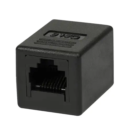 LogiLink NP0034A cambiador de género para cable RJ-45 Negro