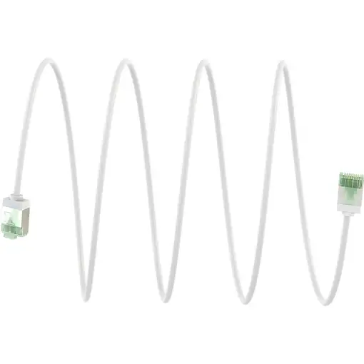 Goobay 74361 cable de red Blanco 2 m Cat8.1 U/FTP (STP)