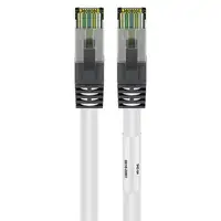 Goobay 55126 cable de red Blanco 3 m Cat8.1 S/FTP (S-STP)