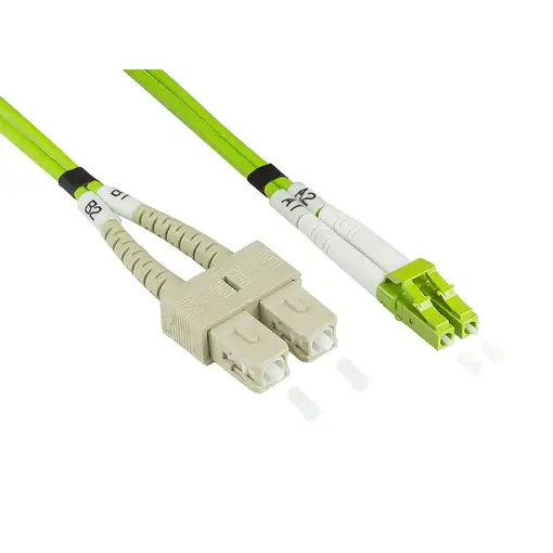Alcasa LW-802LS5 Cable de fibra óptica e InfiniBand 2 m 2x LC 2x SC Verde
