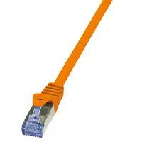 LogiLink 0.5m Cat.6A 10G S/FTP cable de red Naranja 0,5 m Cat6a S/FTP (S-STP)