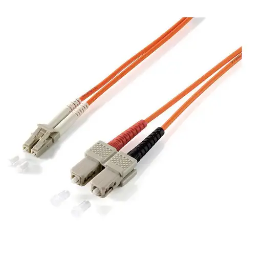 Equip LC/SС 62.5/125μm 3.0m Cable de fibra óptica e InfiniBand 3 m SC Naranja