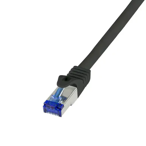 LogiLink C6A023S cable de red Negro 0,5 m Cat6a S/FTP (S-STP)