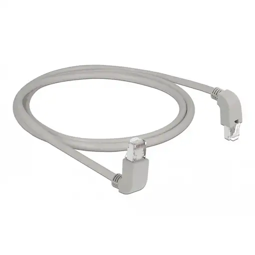 DeLOCK 85871 cable de red Gris 1 m Cat6a S/FTP (S-STP)