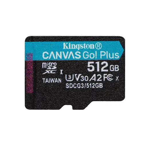 Kingston Technology Canvas Go! Plus Tarjeta microSDXC Canvas Go Plus 170R A2 U3 V3