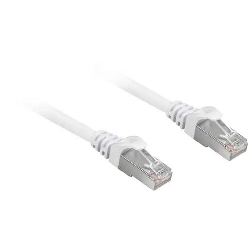 Sharkoon Cat.6a SFTP cable de red Blanco 1 m Cat6a S/FTP (S-STP)