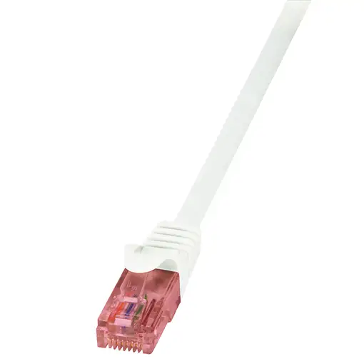 LogiLink 1m Cat.6 U/UTP cable de red Blanco Cat6 U/UTP (UTP)