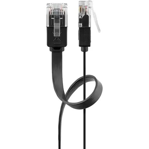 Goobay 95379 cable de red Negro 0,5 m Cat6 U/UTP (UTP)