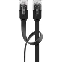 Goobay 95379 cable de red Negro 0,5 m Cat6 U/UTP (UTP)