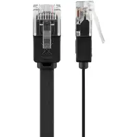 Goobay 95379 cable de red Negro 0,5 m Cat6 U/UTP (UTP)