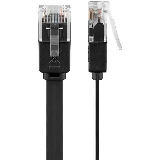 Goobay 95379 cable de red Negro 0,5 m Cat6 U/UTP (UTP)