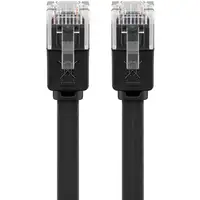 Goobay 95379 cable de red Negro 0,5 m Cat6 U/UTP (UTP)