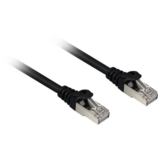 Sharkoon Cat.6a SFTP cable de red Negro 0,5 m Cat6a S/FTP (S-STP)