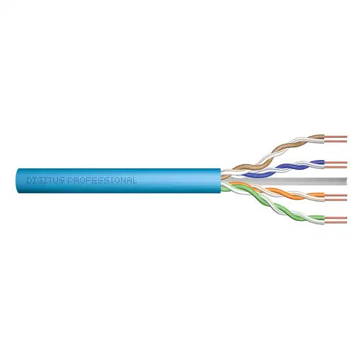 Digitus Cable de instalación CAT 6A U/UTP, 305 m, simplex, Eca