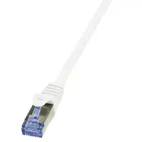LogiLink 0.5m Cat.6A 10G S/FTP cable de red Blanco 0,5 m Cat6a S/FTP (S-STP)