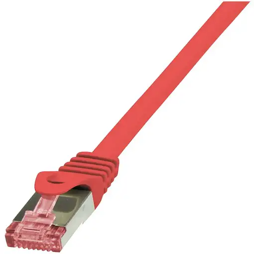 LogiLink Cat.6 S/FTP, 0.5m cable de red Rojo 0,5 m Cat6 S/FTP (S-STP)