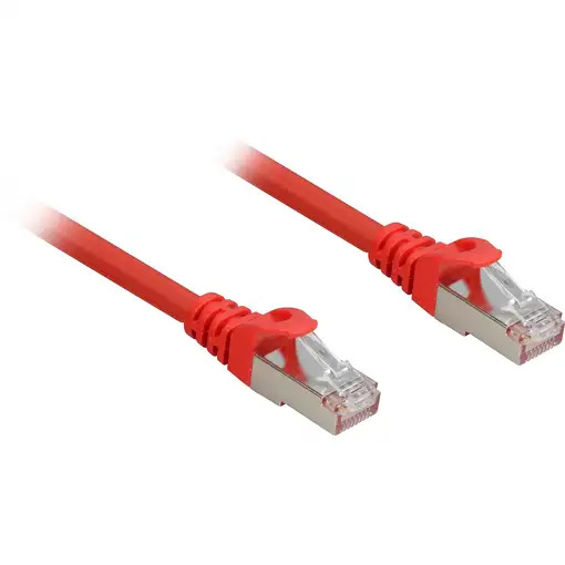 Sharkoon Cat.6a SFTP cable de red Rojo 3 m Cat6a S/FTP (S-STP)