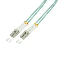 LogiLink 0.5m, LC - LC Cable de fibra óptica e InfiniBand 0,5 m Azul