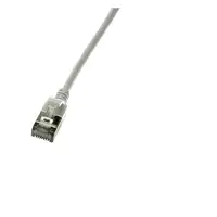 LogiLink Slim U/FTP cable de red Gris 0,5 m Cat6a U/FTP (STP)