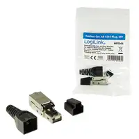 LogiLink MP0044 conector RJ-45 Acero inoxidable