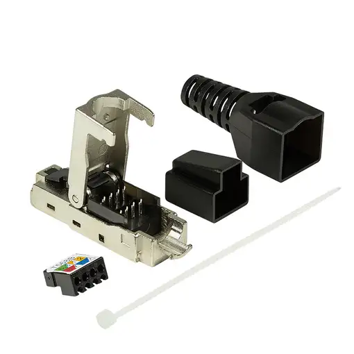 LogiLink MP0044 conector RJ-45 Acero inoxidable