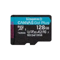 Kingston Technology Tarjeta microSDXC Canvas Go Plus Gen4 de 128 GB, 200 MB/s, A2