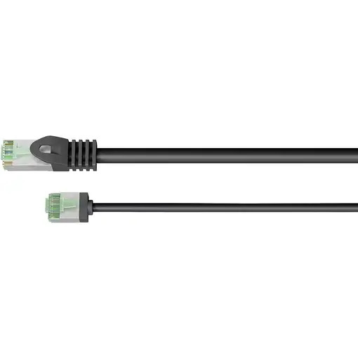 Goobay 74354 cable de red Negro 2 m Cat8.1 U/FTP (STP)