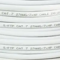 LogiLink CPV0041 cable de red Blanco 100 m Cat7 S/FTP (S-STP)