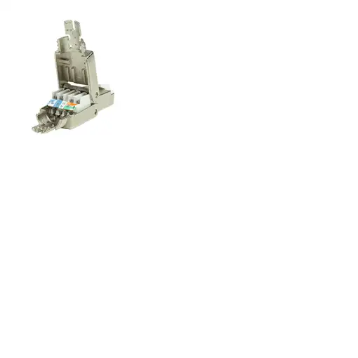 LogiLink MP0080 - CAT.8.1 feldkonfektionierbarer RJ45 Stecker Gris, Acero inoxidab