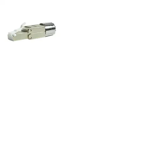 LogiLink MP0080 - CAT.8.1 feldkonfektionierbarer RJ45 Stecker Gris, Acero inoxidab