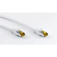 Goobay 91091 cable de red Blanco 1 m Cat7 S/FTP (S-STP)