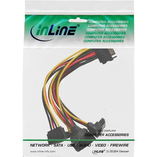 InLine 29683V cable de alimentación interna 0,15 m